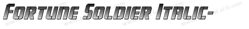 Fortune Soldier Italic字体转换